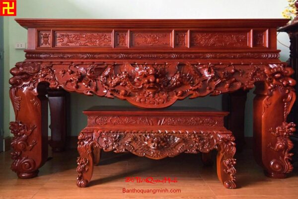 Mẫu sập thờ đại và sập thờ tiểu đẹp