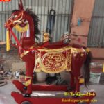 Mẫu ngựa thờ đẹp bằng gỗ mít – Đồ Thờ Cúng Quang Minh Sơn Đồng