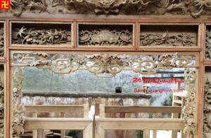 Thiều châu bằng gỗ chạm ngũ phúc đẹp - ý nghĩa