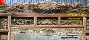 Mẫu thiều châu chạm Long Ly Quy Phượng hóa Tứ Quý đẹp