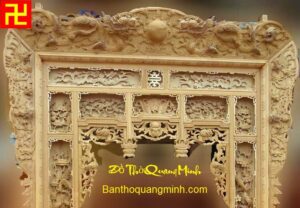 Mẫu thiều châu thờ đình chùa, đền điện Tùng Chúc Cúc Mai đẹp