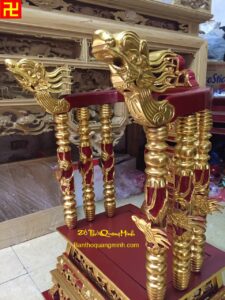 Mẫu ngai thờ gỗ mít đẹp