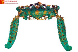 Mẫu tàu chuối lá sen gỗ dổi đẹp