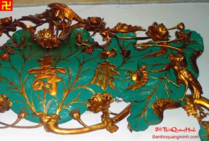 Mẫu lá sen chạm khắc đẹp