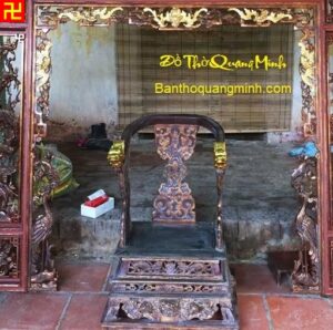 Mẫu ngai thờ - ỷ thờ sơn giả cổ đẹp