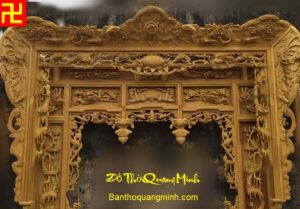 Thiều châu chạm Long Ly Quy Phượng hóa tứ quý đẹp