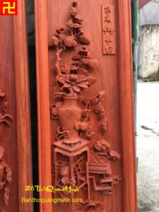 Bức tranh Bình Cúc đẹp - mẫu tranh tứ bình đẹp