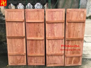 Bộ tranh tứ quý bằng gỗ hương đá vân đẹp dùng làm liền, dạy dặn, chắc chắn