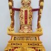 Mẫu ỷ thờ chạm Tứ Linh hóa cùng linh vị thờ đẹp nhất
