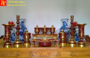 Bộ đồ thờ cúng vẽ hoa văn đẹp nhất