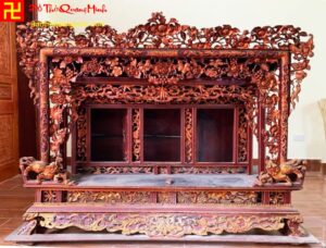 Mẫu khám thờ kiểu 3 gian đẹp và đơn giản nhất