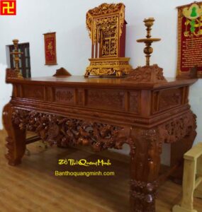 Khám thờ sơn son thếp vàng, thếp bạc phủ hoàng kim