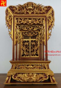 Mẫu khám thờ gia tiên 2 cánh đẹp
