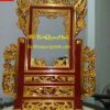 Mẫu khung ảnh thờ gia tiên sơn son thếp bạc phủ hoàng kim đẹp